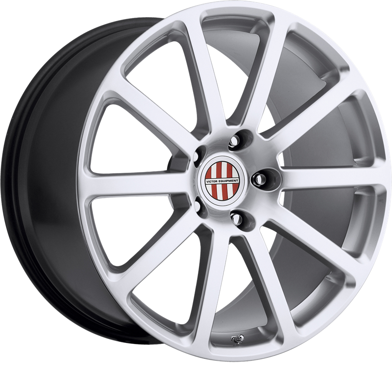 Victor Equipment 19x9.5 Zehn Hyper Silver +49mm