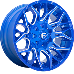 Fuel 20x10 D770 Twitch Anodized Blue Milled -18mm