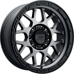 XD 17x9 XD135 Grenade OR Matte Gray w/ Matte Black Lip +18mm