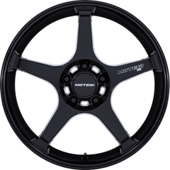 Motegi Racing 17x8.5 MR159 Battle V Blackbird Metallic +30mm