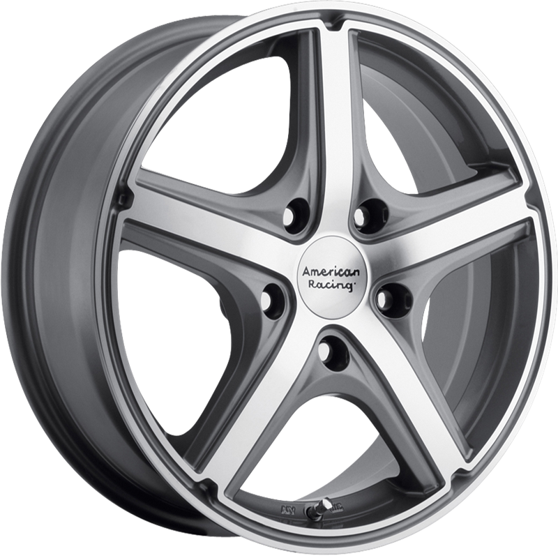 American Racing 17x7.5 AR883 Maverick Anthracite Machined +40mm