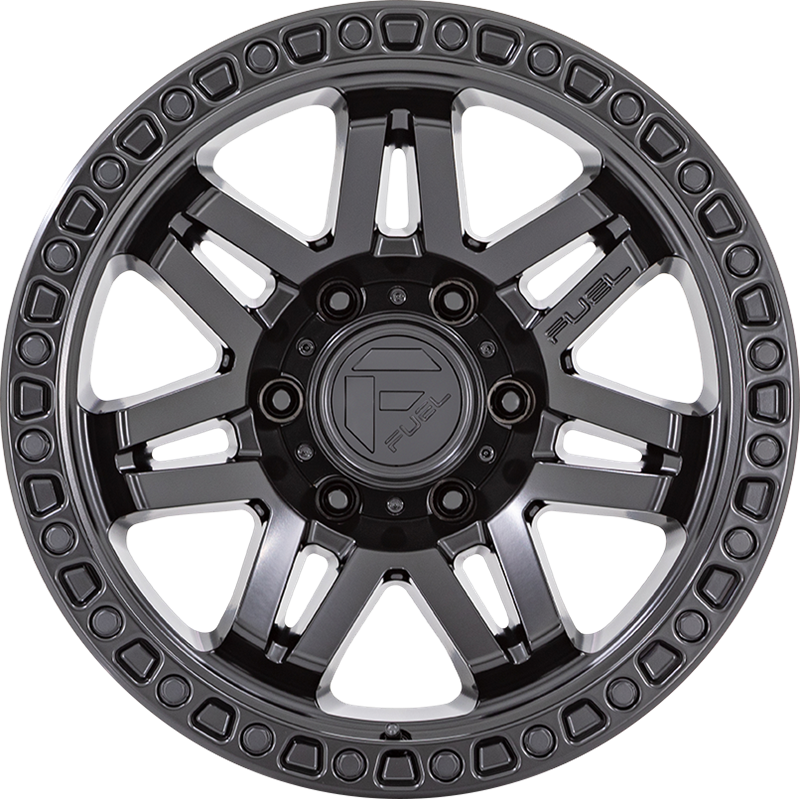 Fuel 17x9 D810 Syndicate Blackout -12mm