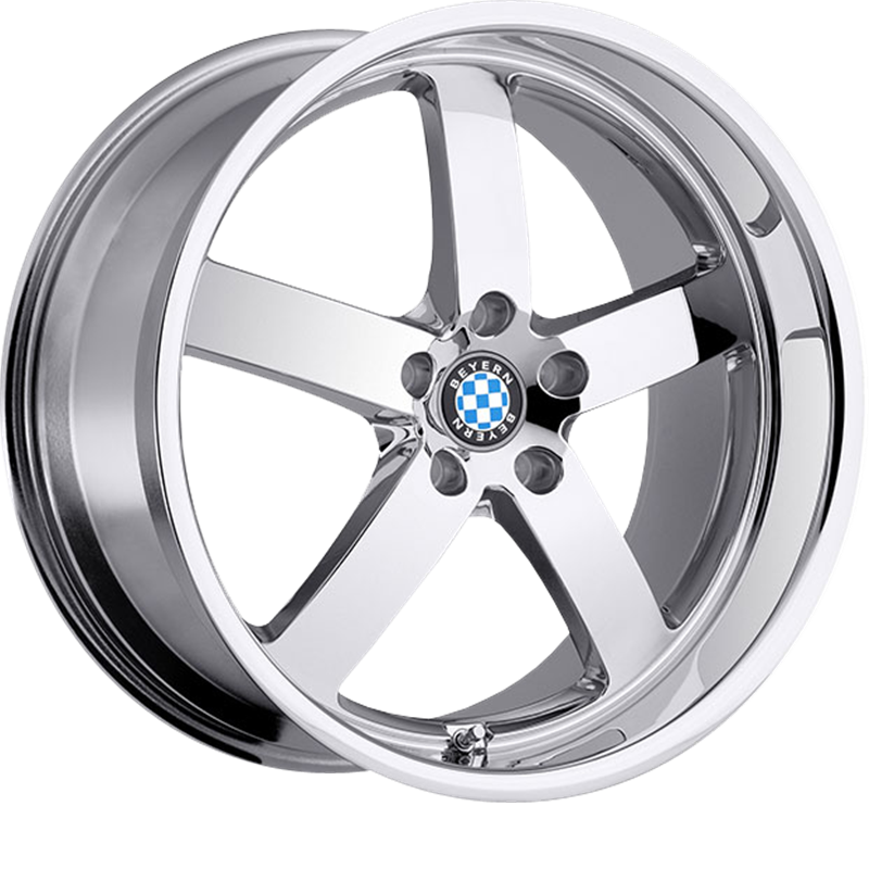 Beyern 18x9.5 Rapp Chrome +15mm