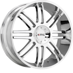 KMC 20x9 KM714 Regulator Chrome +30mm