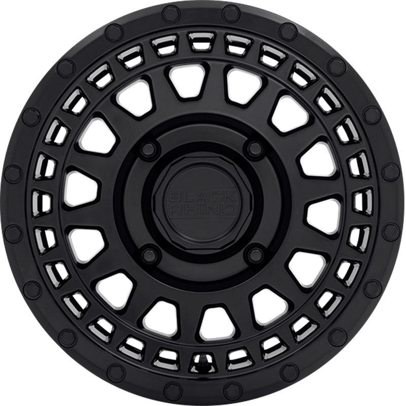 Black Rhino Powersports 15x7 Parker UTV Matte Black +51mm