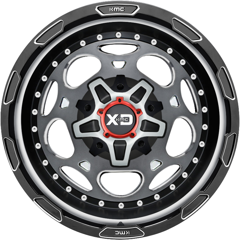 XD 20x9 XD837 Demodog Gloss Black Milled +18mm