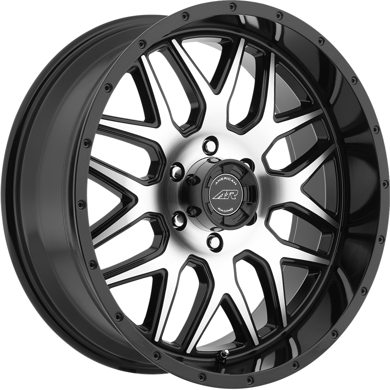 American Racing 18x9 AR910 Gloss Black Machined +0mm