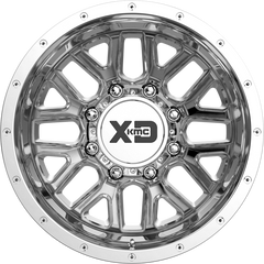 XD 17x6.5 XD843 Grenade Dually Chrome -140mm