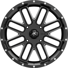 MSA Offroad Wheels 20x7 M35 Bandit Gloss Black Milled +0mm