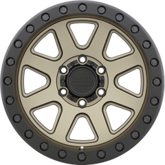 Black Rhino 18x9 Baker Matte Bronze w/ Black Lip Edge and Black Bolts -18mm