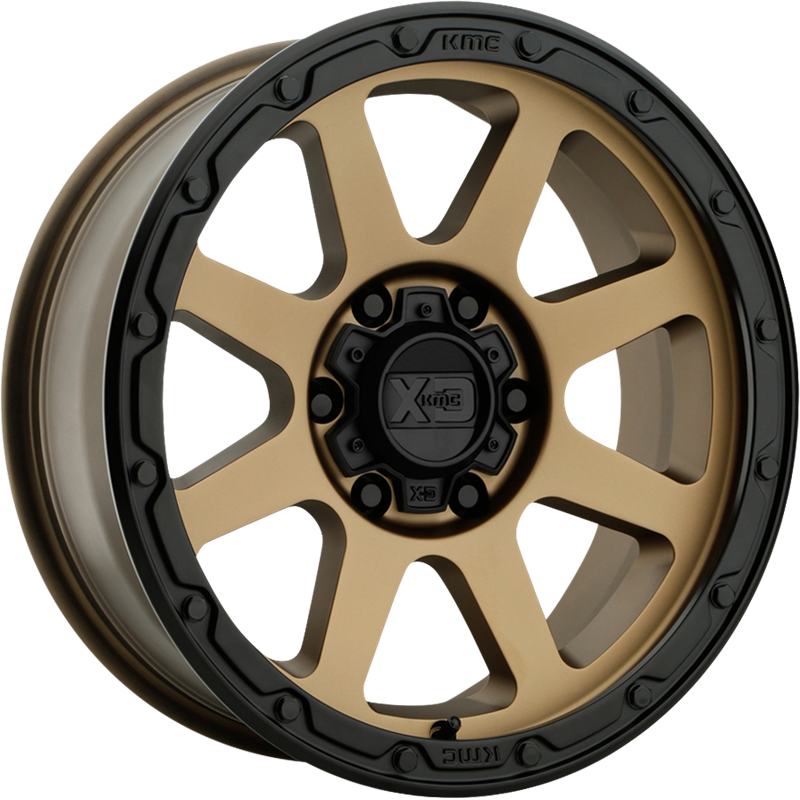 XD 17x9 XD134 Addict 2 Matte Bronze w/ Matte Black Lip +18mm