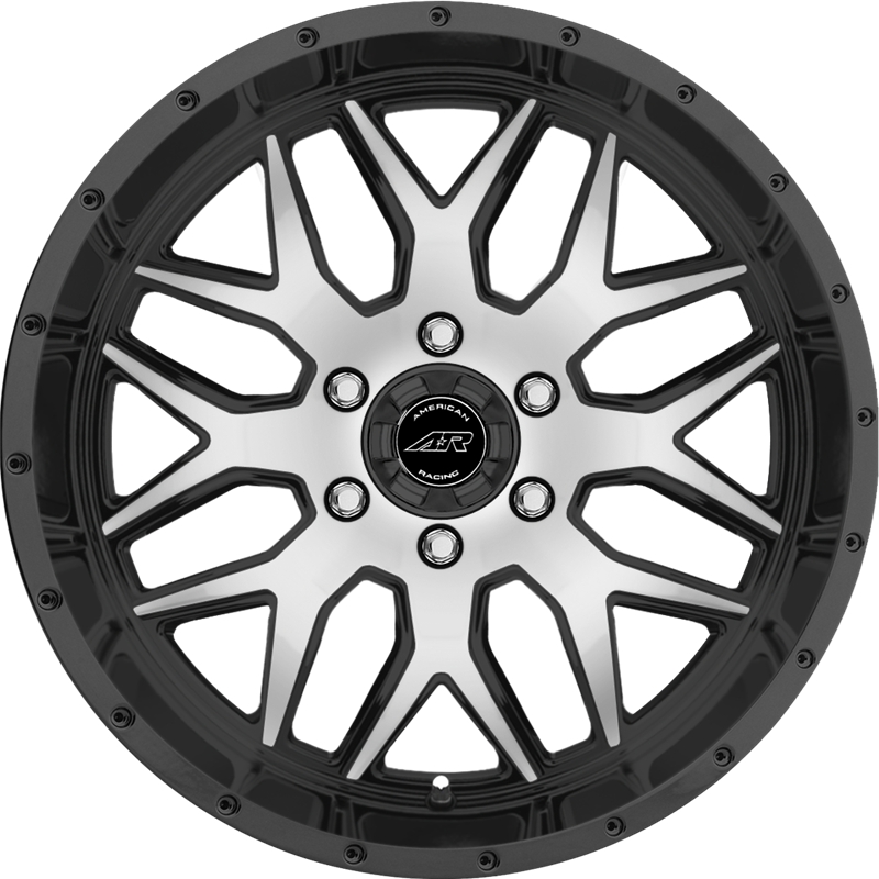 American Racing 18x9 AR910 Gloss Black Machined +0mm