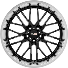 Cray 20x12.5 Eagle Gloss Black w/ Mirror Cut Lip +47mm