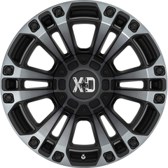 XD 20x9 XD851 Monster 3 Satin Black w/ Gray Tint +18mm