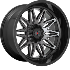 XD 20x10 XD859 Gunner Gloss Black Machined w/ Gray Tint -18mm