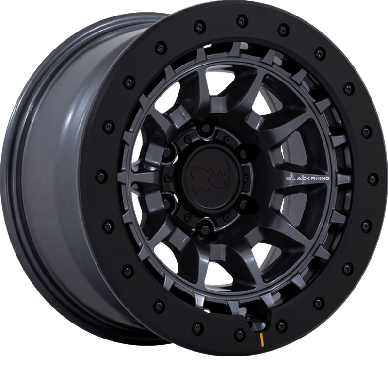 Black Rhino 17x8.5 BR016 Tusk Matte Gunmetal -10mm