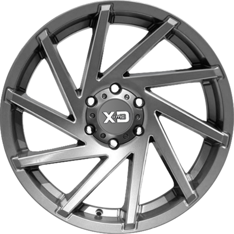 XD 20x10 XD834 Cyclone Satin Gray Milled -18mm