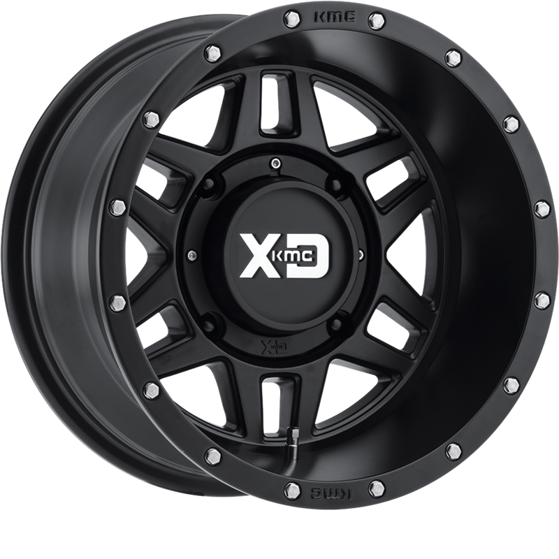 XD Powersports 15x7 XS128 Machete Satin Black +35mm