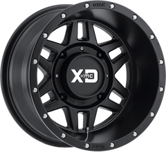 XD Powersports 15x7 XS128 Machete Satin Black +35mm