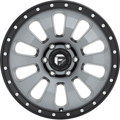 Fuel 20x9 D648 Tactic Matte Gunmetal w/ Black Bead Ring +20mm