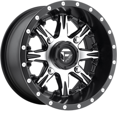 Fuel UTV 14x7 D541 Nutz Matte Black w/ Machined Face +13mm