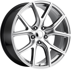 Performance Replicas 20x9 PR181 Hyper Silver Machined +34mm