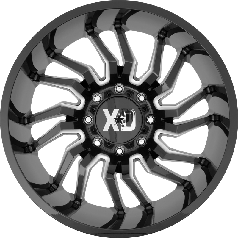 XD 20x10 XD858 Tension Gloss Black Milled -18mm