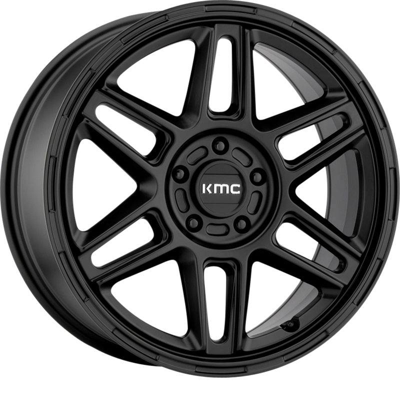 KMC 18x8 KM716 Nomad Satin Black +38mm