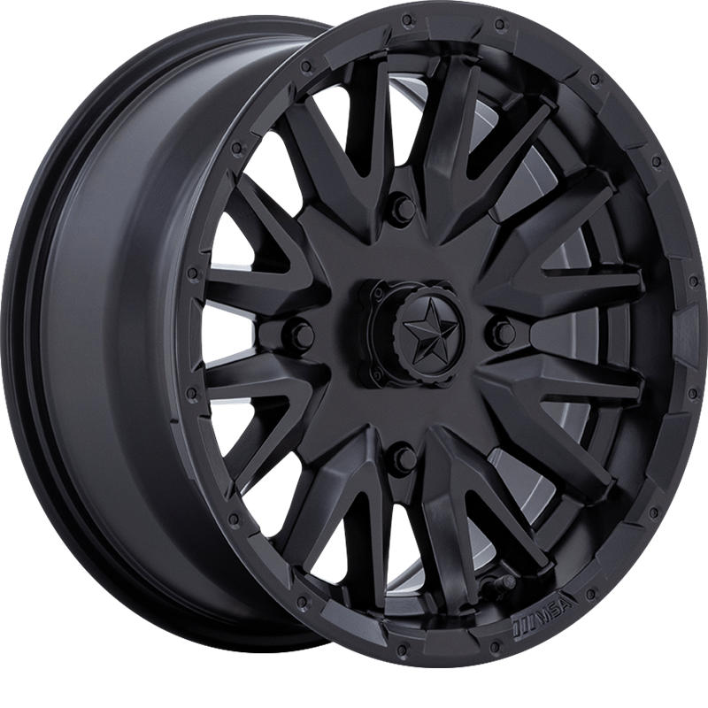 MSA Offroad Wheels 15x7 M49 Creed Matte Black +10mm