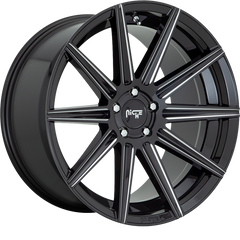 Niche 20x9 M243 Tifosi Gloss Black Milled +35mm