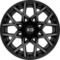 XD 20x10 XD831 Chopstix Gloss Black Milled -24mm