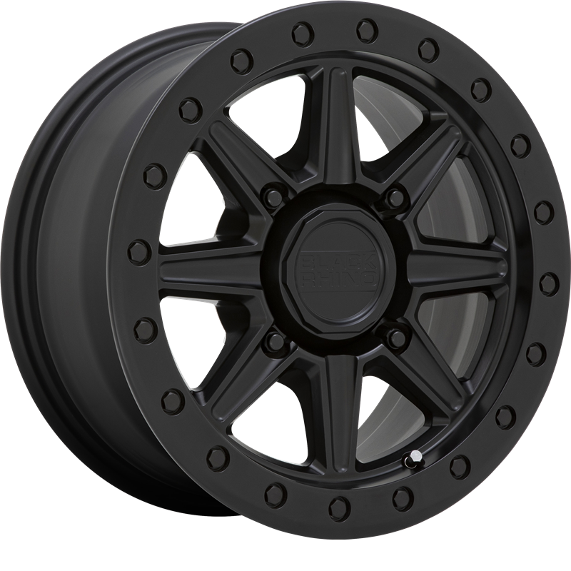 Black Rhino Powersports 15x7 Webb UTV Matte Black +36mm