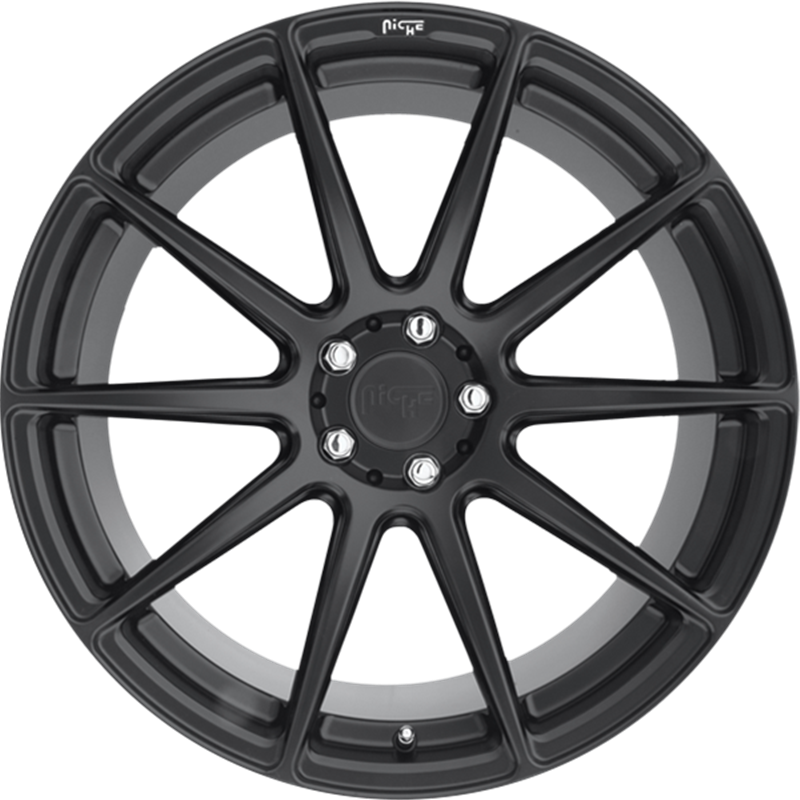 Niche 18x8 M147 Essen Matte Black +40mm