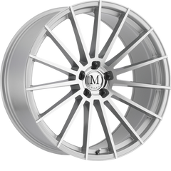 Mandrus 18x9.5 Stirling Silver w/ Mirror Cut Face +50mm