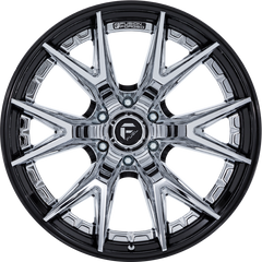 Fuel 20x9 FC402 Catalyst Chrome w/ Gloss Black Lip +20mm