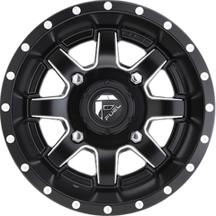 Fuel UTV 15x7 D538 Maverick Matte Black Milled +13mm