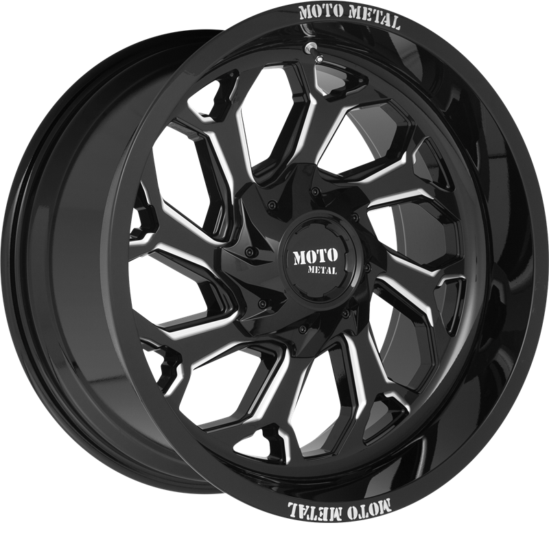 Moto Metal 20x10 MO999 Gloss Black Milled -18mm