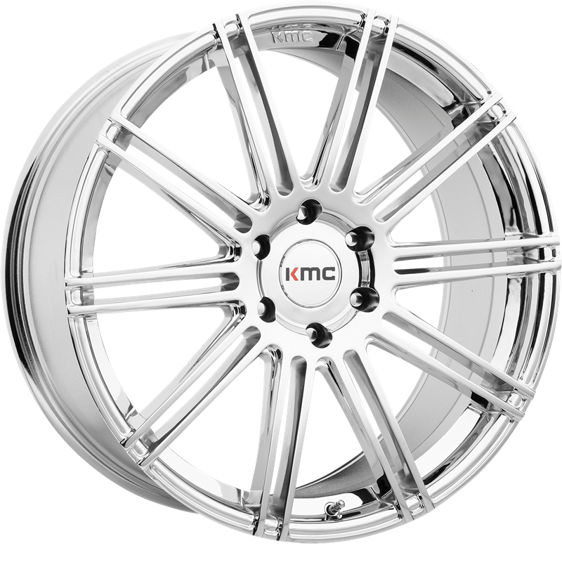 KMC 20x9 KM707 Channel Chrome +30mm