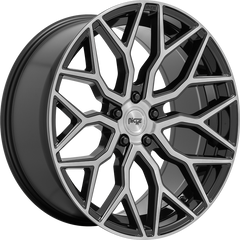 Niche 20x9 M262 Mazzanti Gloss Black w/ Brushed Face +27mm