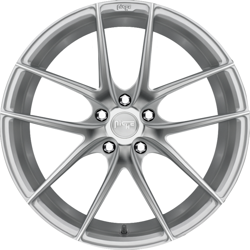 Niche 19x8.5 M131 Targa Gloss Silver Machined +35mm