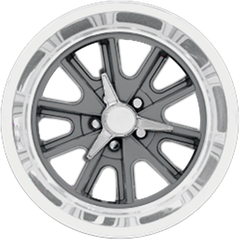 American Racing 18x8 VN427 Shelby Cobra Two-Piece Mag Gray Center w/ Polished Barrel +0mm