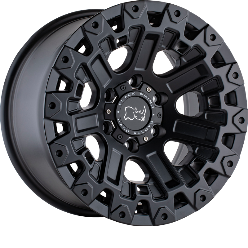 Black Rhino 17x9.5 Ozark Matte Black +12mm