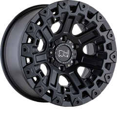 Black Rhino 17x9.5 Ozark Matte Black +12mm