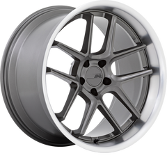 American Racing 20x9.5 AR942 Matte Gunmetal w/ Machined Lip +15mm