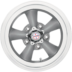 American Racing 15x10 VN105 Torq Thrust D Torq Thrust Gray w/ Machined Lip -44mm