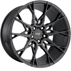 Niche 20x9 M183 Staccato Matte Black +35mm