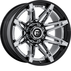 Fuel 20x10 FC401 Brawl Chrome w/ Gloss Black Lip -18mm