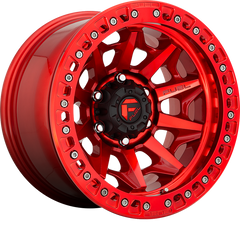 Fuel 17x9 D113 Covert BL Candy Red -15mm