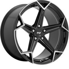 Niche 20x9 M259 Arrow Gloss Black Brushed +27mm