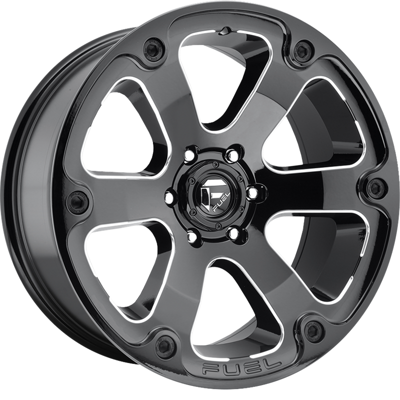 Fuel 18x9 D562 Beast Gloss Black Milled -12mm